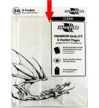 Blackfire 9-Pocket Pages Top Loading - 11 otworów - 50 sztuk