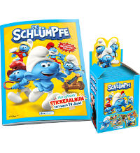 Naklejki Blue Ocean Smurfs 2022 - Album + box z 36 saszetki