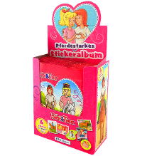 Bibi & Tina Horse Strong Album z naklejkami - wyświetlacz z 36 saszetki