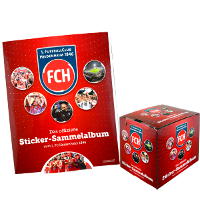 Naklejki 1. FC Heidenheim 1846 - Album + 1 box (=50 saszetki)