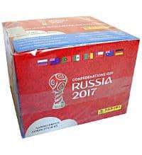 Panini Confederations Cup 2017 Sticker box z 50 naklejkami
