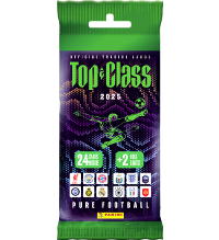Panini FIFA Top Class 2025 Trading Cards - Fatpack z 24 kart + 2 Holo Giants