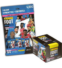 Naklejki Panini Foot 2025 Ligue 1 - Starter Pack + 1 pudełko (=50 saszetki)