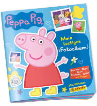 Panini Peppa Pig Mój zabawny album na zdjęcia - Naklejki + Karty - Album do scrapbookingu