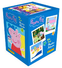 Panini Peppa Pig Mój zabawny album ze zdjęciami - Naklejki + Karty - Wyświetlacz z 36 saszetki