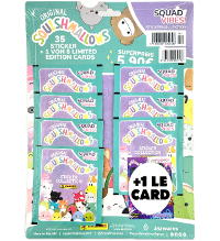 Panini Squishmallows Squad Vibes Naklejki - Multipack (=7 saszetki + 1 Limited Edition Card)