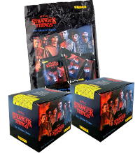 Panini Stranger Things Sticker 2022 - pakiet startowy + 2 wyświetlacze