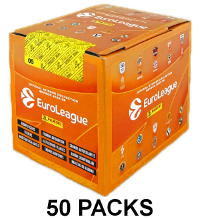 Naklejki Panini Turkish Airlines EuroLeague 2025-26 - 1 box (=50 saszetki)