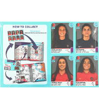 Naklejki Panini Women's EURO 2022 - Zestaw aktualizacji Drużyna Portugalii - 22 naklejki