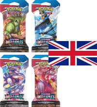 Pokemon Battle Styles - Booster z rękawami - Wszystkie 4 Artworks (ENGLISCH)