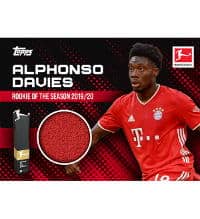 Karta pamiątkowa Topps Alphonso Davies Rookie of the Season 2019/20