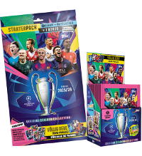 Naklejki Topps Champions League 2025/2026 - Starterpack + box z 50 saszetki