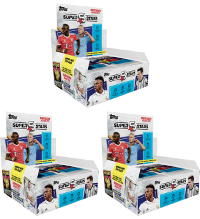 Karty kolekcjonerskie Topps UCL Superstars Sezon 2022/23 - 3 x box (=72 saszetki)