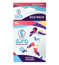 Naklejki Topps UEFA Women's Euro 2025 - Eco Pack z 6 saszetki